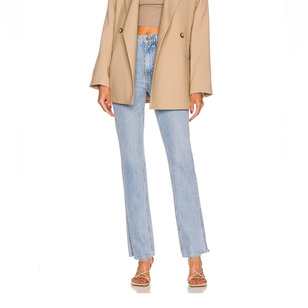 GRLFRND HARLOW HIGH RISE BOOT SLIT IN HUDSON YARDS